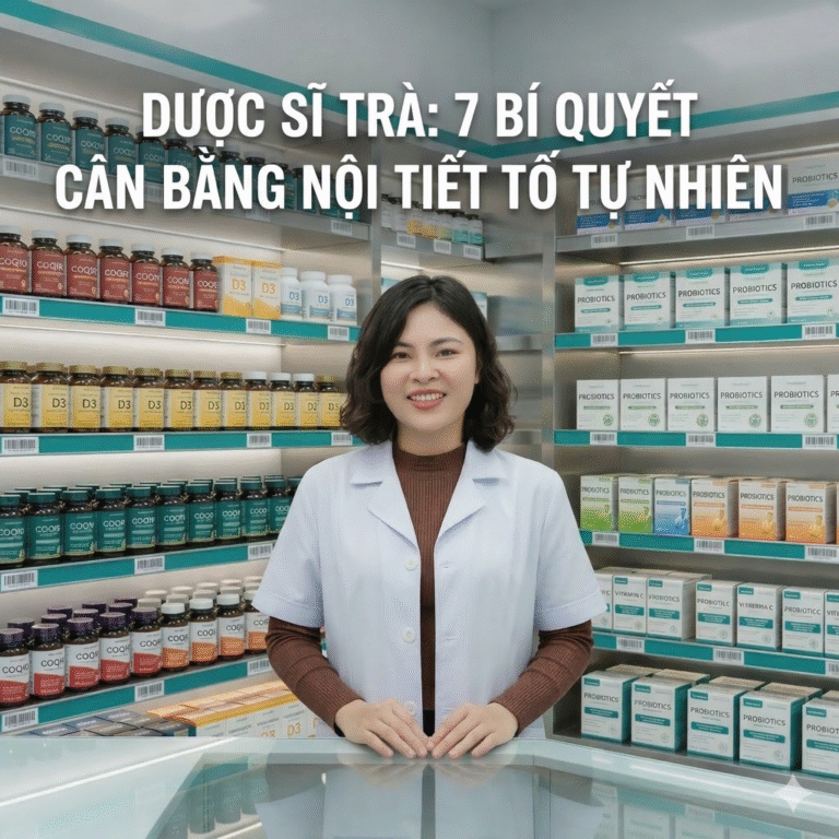 7 Bí Quyết "Vàng" Cân Bằng Nội Tiết Tố Tự Nhiên – Bí Kíp Trẻ Mãi Từ Dược Sĩ Trà